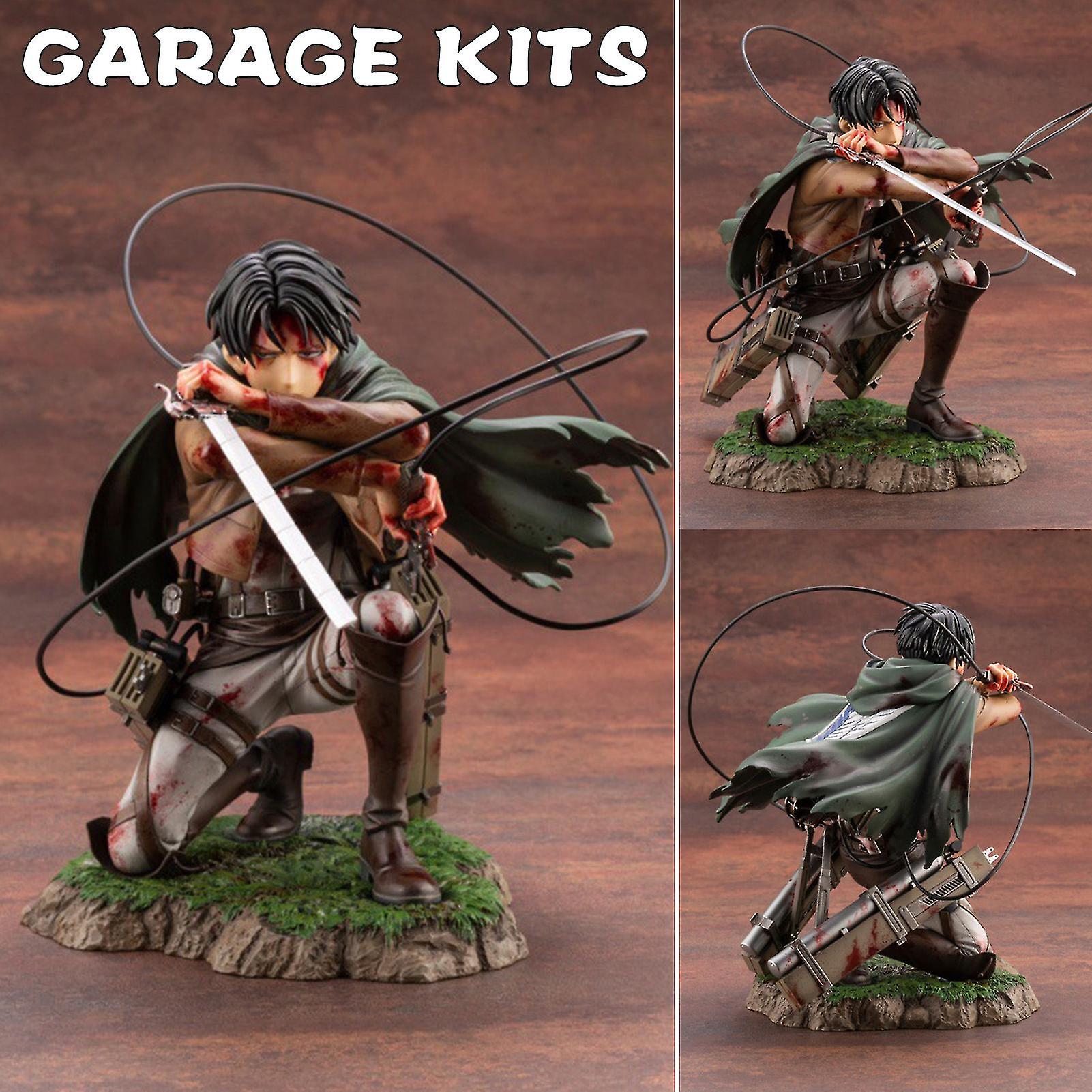 Foto 3 pulgar | Venta Internacional - Figura De Acción Sajy Attack On Titan Levi Ackerman De Pvc De 18 Cm