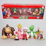 Venta Internacional - Figura De Pvc Sajy Super Mario Bros., 6 Piezas, Juguetes De Acción De 3 A 7 Cm