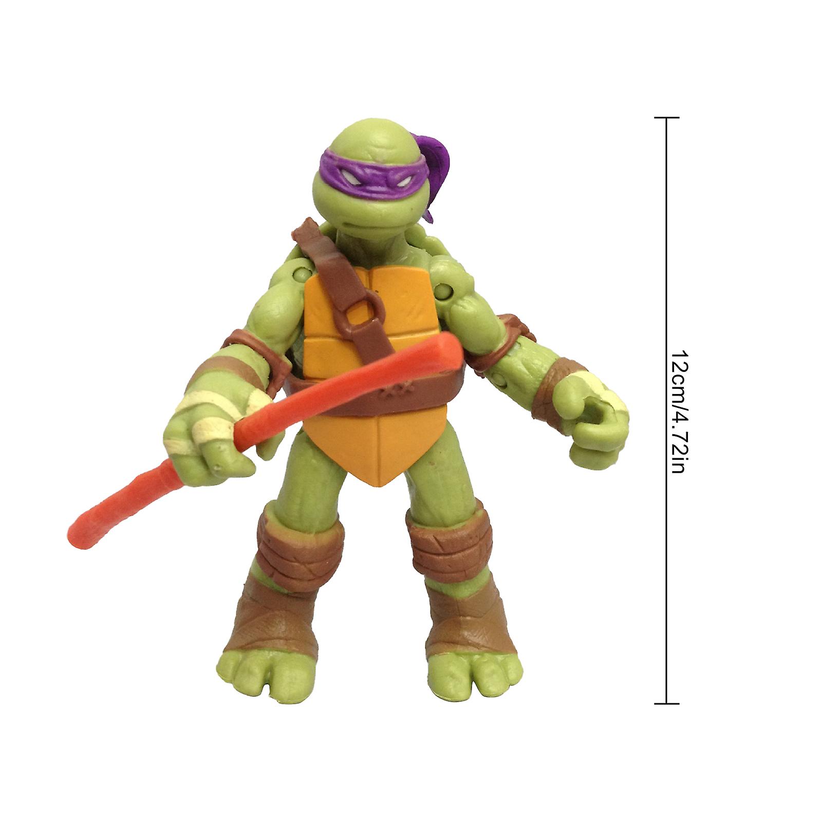 Foto 4 pulgar | Venta Internacional - Juego De 4 Figuras De Acción Teenage Mutant Ninja Turtles