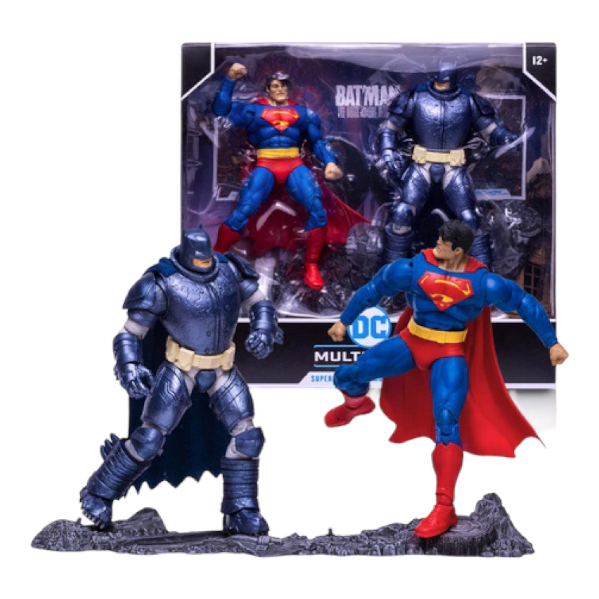 Foto 3 pulgar | Multiverse Superman Vs. Armored Batman Mcfarlane The Dark Knight Return Dc