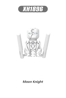 Foto 3 | Venta Internacional - Figura De Acción Superhero Moon Knight Xh1895 Para Niños De 2 A 18 Años