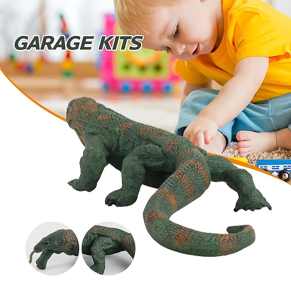 Foto 3 pulgar | Venta Internacional - Figura De Acción Decorativa Sajy Komodo Dragon, Pvc, 16 Cm