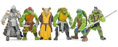 Foto 2 | Venta Internacional - Figura De Acción Sajy Mini Turtles, 6 Unidades/bolsa De 5 Cm, Dibujos Animados De Pvc
