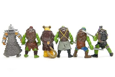 Foto 5 | Venta Internacional - Figura De Acción Sajy Mini Turtles, 6 Unidades/bolsa De 5 Cm, Dibujos Animados De Pvc