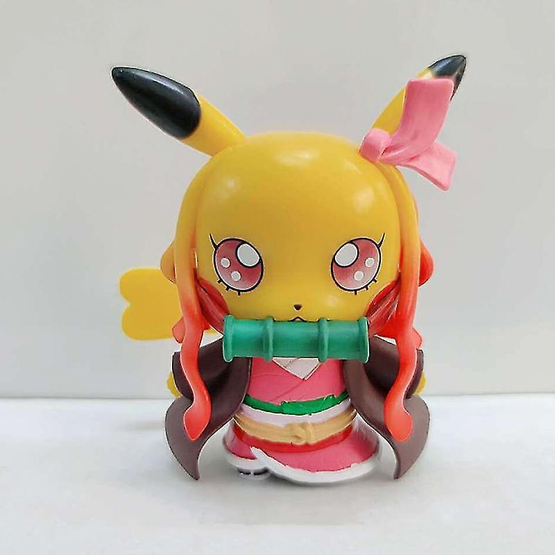 Foto 2 pulgar | Venta Internacional - Figura De Acción Sajy, Versión Q, Personaje De Anime Pikachu, 10-11 Cm