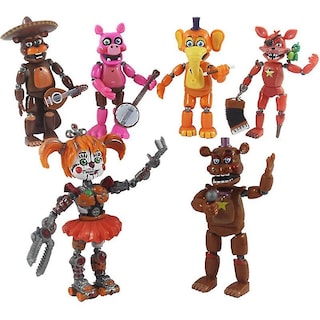 Foto 1 | Venta Internacional - Figura De Acción De Pvc De Toy Set Bear, 6 Unidades, De Sajy Freddy Bear, 13 Cm