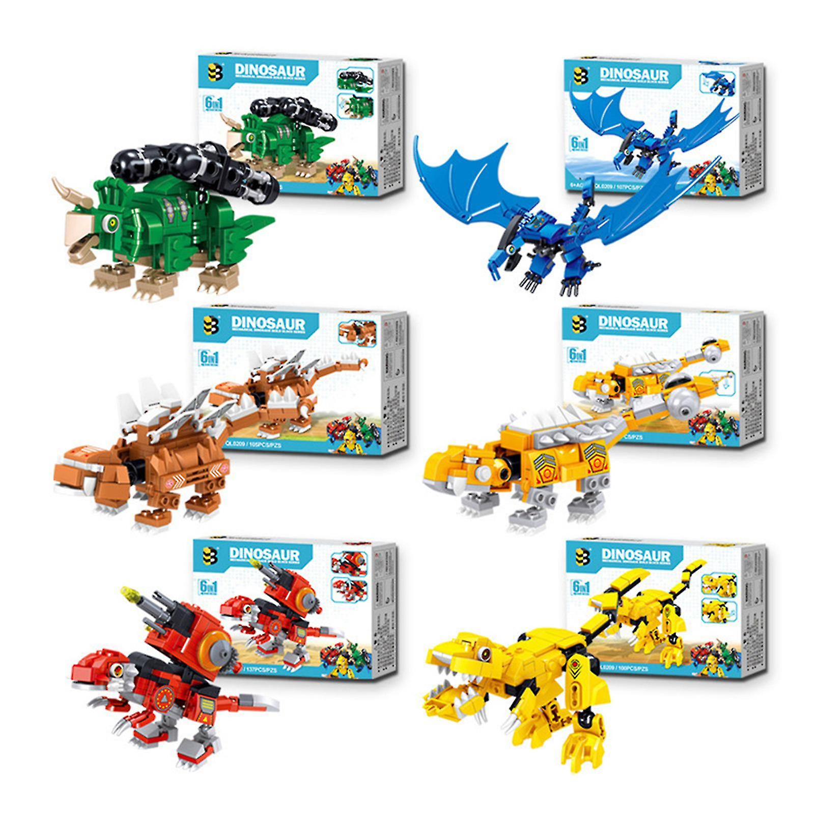 Venta Internacional - Minifigura De Juguete Sajy Dinosaur Mecha Diy Para Niños