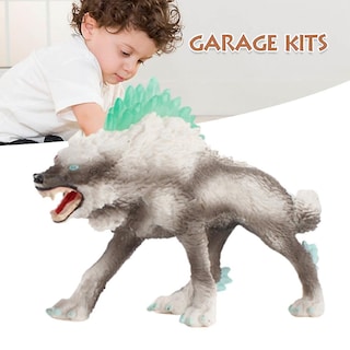Foto 2 | Venta Internacional - Figura De Acción De Pvc Macizo Sajy Wolf Con Adorno Decorativo, 16 Cm
