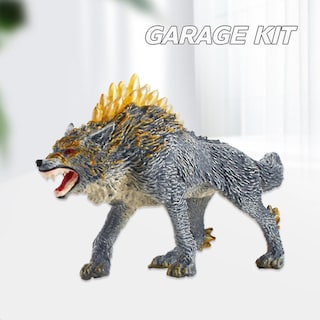 Foto 3 | Venta Internacional - Figura De Acción De Pvc Macizo Sajy Wolf Con Adorno Decorativo, 16 Cm