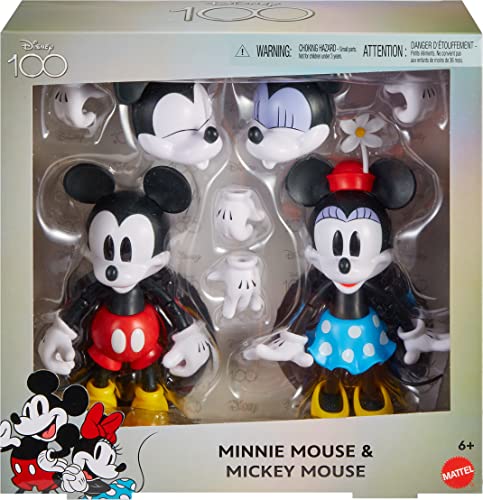 Venta Internacional - Figuras De Acción Mattel Disney Del Centenario De Mickey & Minn