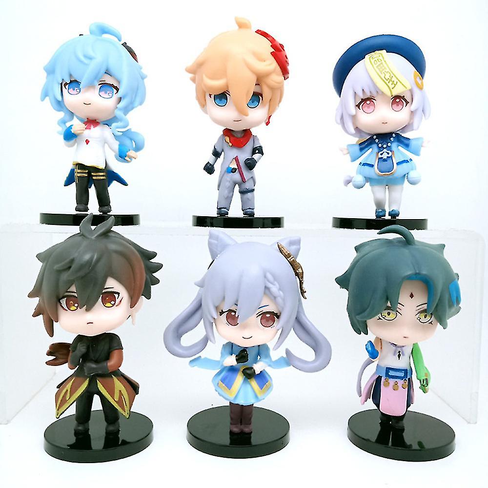 Foto 4 pulgar | Venta Internacional - Figura, Estatua, Juguete, Personajes Del Juego Genshin Impact, 10 Cm