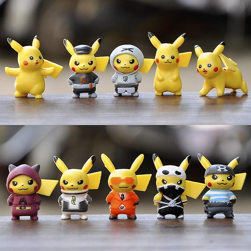 Foto 2 pulgar | Venta Internacional - Figura De Acción Pokémon Pikachu De 4 Cm, 10 Unidades/juego De Regalo Para Niños
