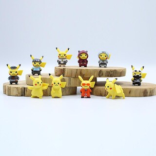 Foto 2 | Venta Internacional - Figura De Acción Pokémon Pikachu De 4 Cm, 10 Unidades/juego De Regalo Para Niños