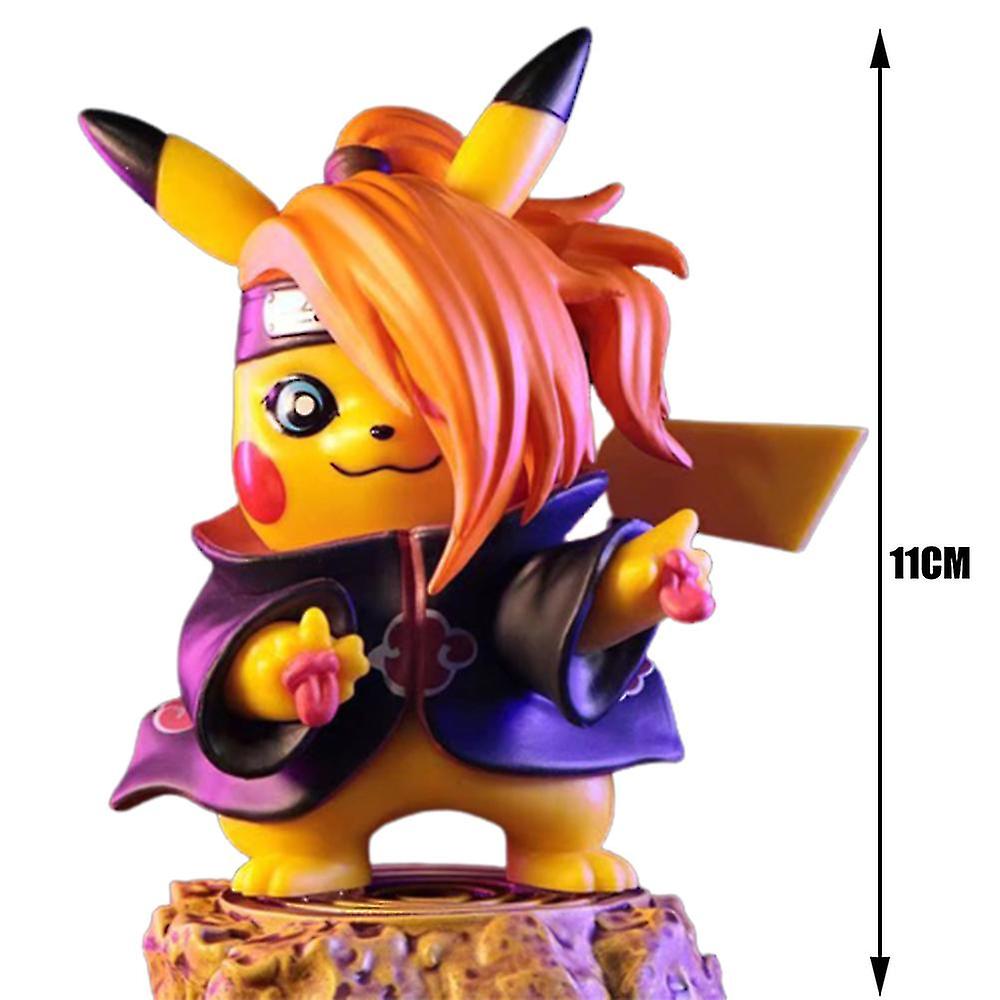 Foto 6 pulgar | Venta Internacional - Figura De Acción Pikachu X Naruto, Juguete De Pvc De 11 Cm, Regalo