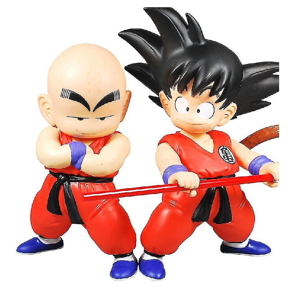 Foto 2 pulgar | Venta Internacional - Figura De Juguete Dragon Ball Sun Goku Krilin 21 Cm, 2 Unidades