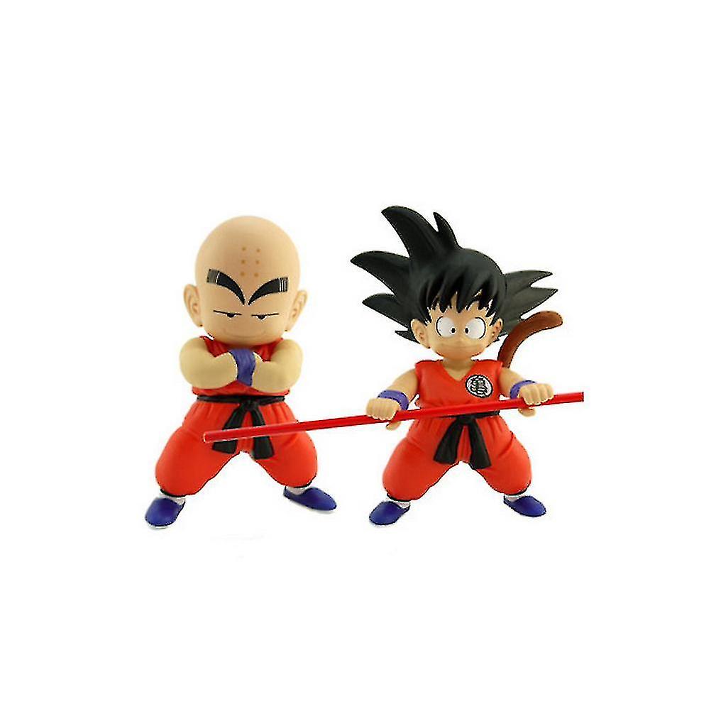 Foto 3 pulgar | Venta Internacional - Figura De Juguete Dragon Ball Sun Goku Krilin 21 Cm, 2 Unidades