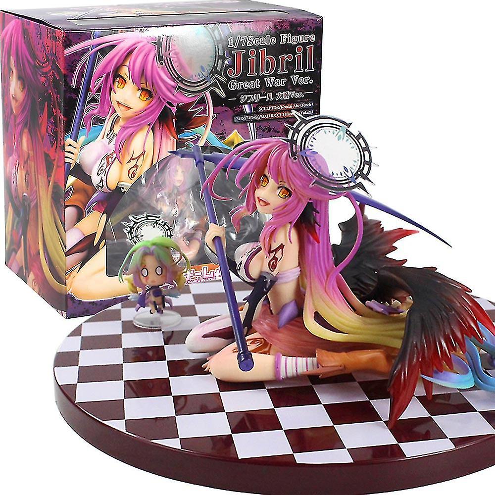 Foto 2 pulgar | Venta Internacional - Figura No Game No Life Jibril Flueqel Girl Angel 14 Cm