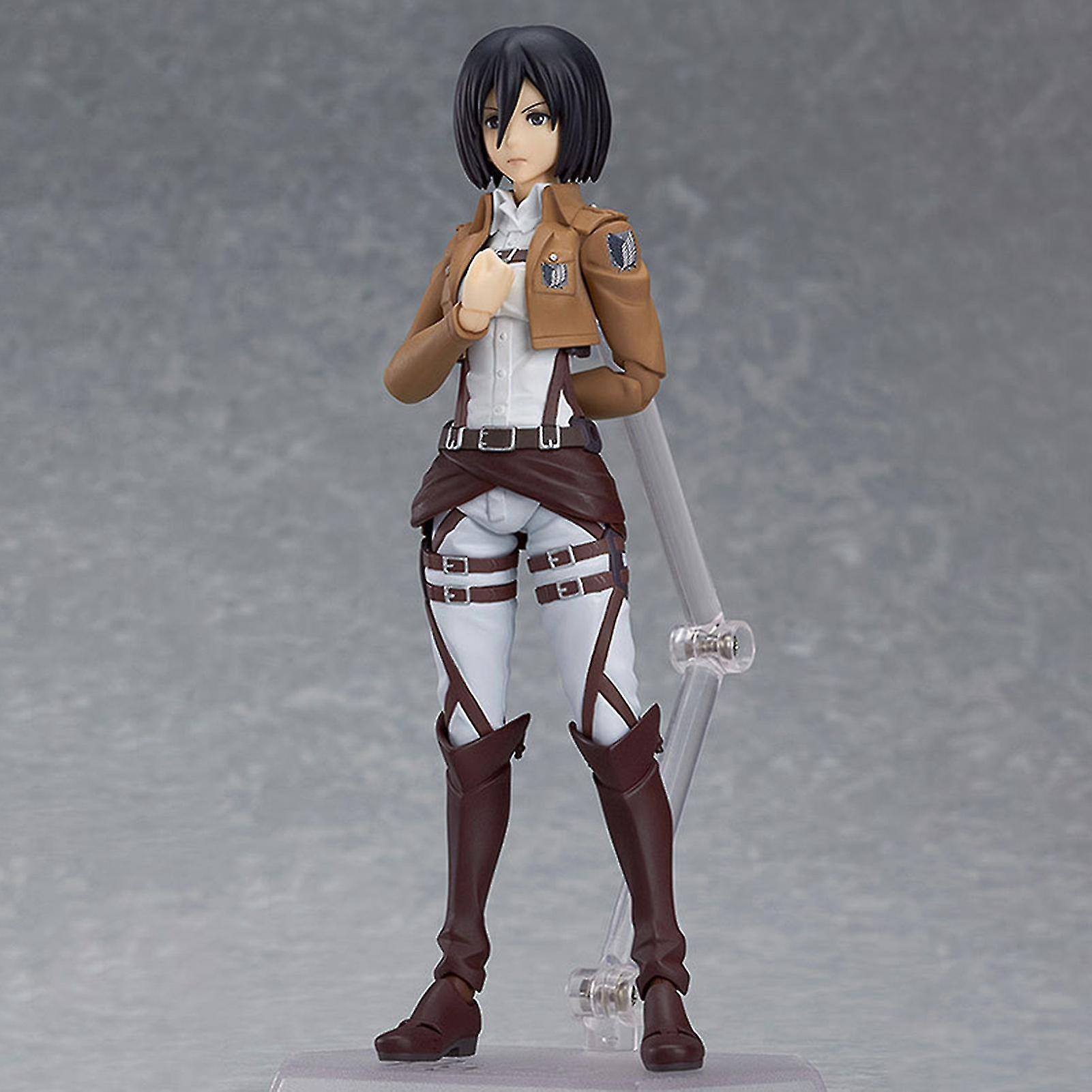 Foto 3 pulgar | Venta Internacional - Figura De Acción Sajy Attack On Titan Levi Mikasa Eren Pvc 15 Cm