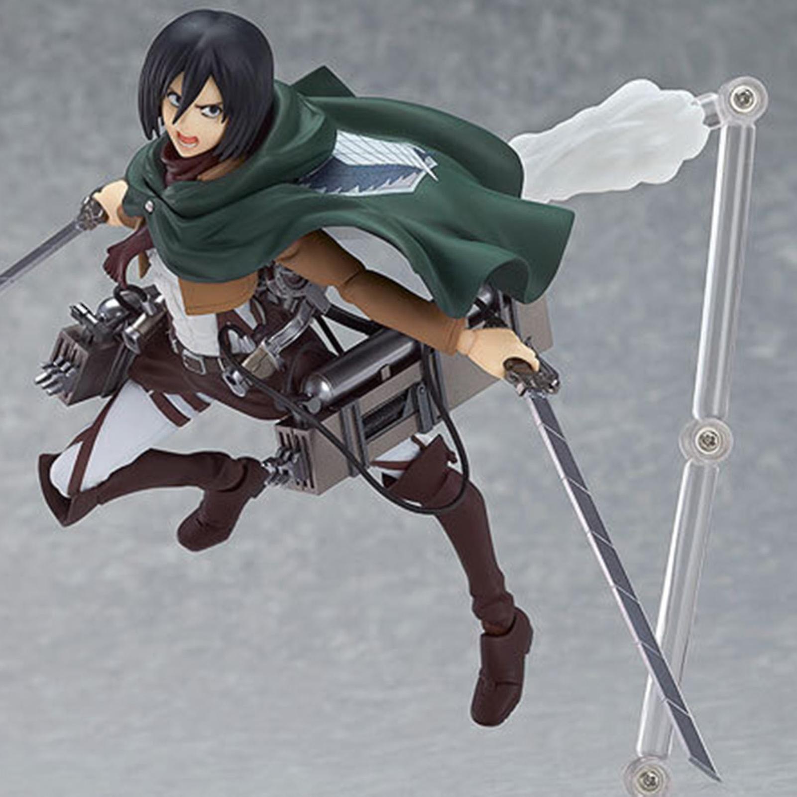 Foto 5 pulgar | Venta Internacional - Figura De Acción Sajy Attack On Titan Levi Mikasa Eren Pvc 15 Cm
