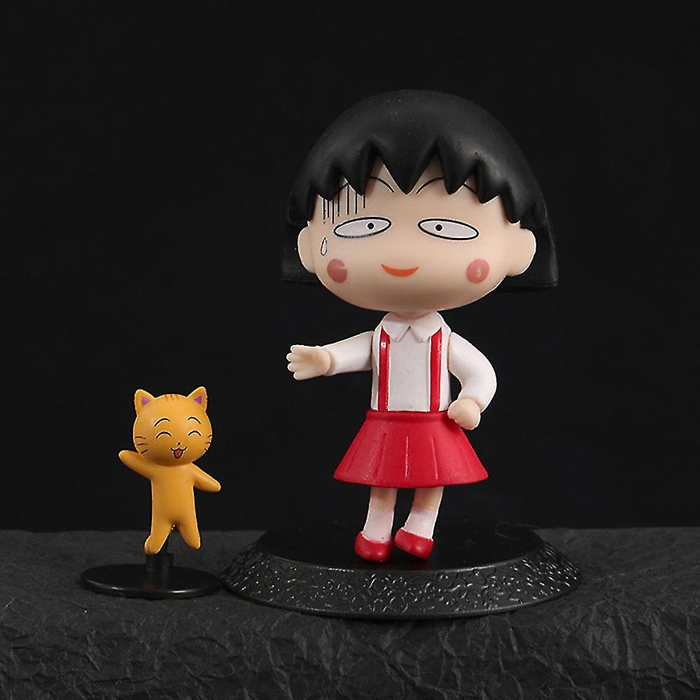 Foto 5 pulgar | Venta Internacional - Juego De Juguetes De Pvc Sajy Chibi Maruko-chan De 4/8 Cm