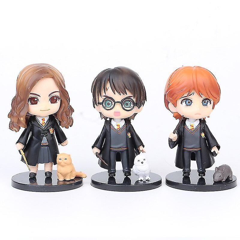 Foto 4 pulgar | Venta Internacional - Figura De Acción Sajy Harry Potter De Pvc De 10 Cm De Altura, Juego De 6