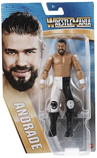 Foto 2 | Venta Internacional - Figura De Acción Wwe Mattel Wrestlemania 37 Andrade 15cm