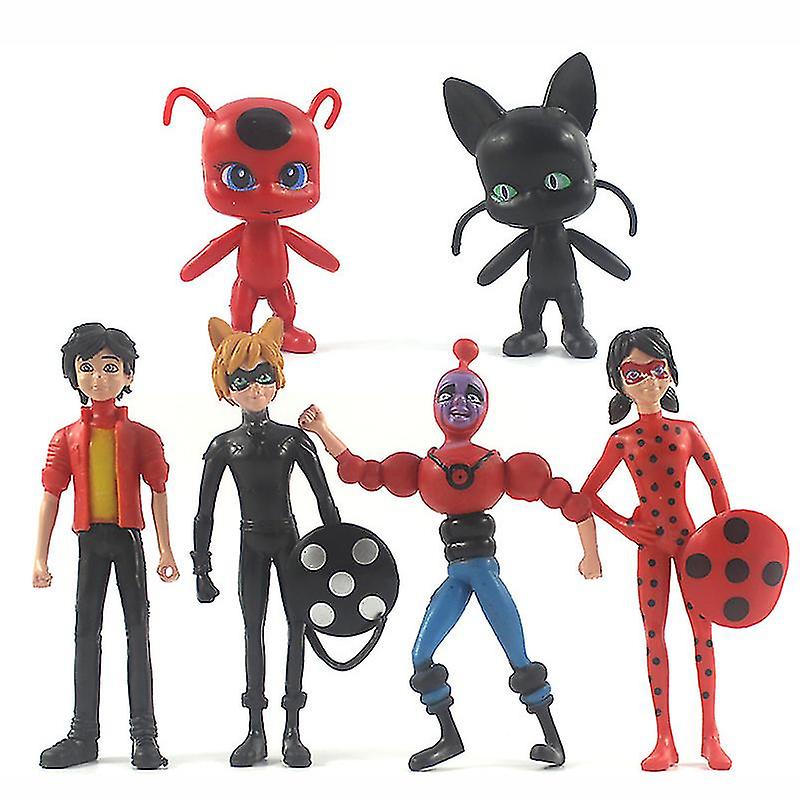 Foto 2 | Venta Internacional - Figuras De Acción De La Colección De Anime Sajy Lady Bug & Cat Noir