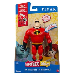 Foto 6 | Venta Internacional - Figura De Acción Mattel Pixar Interactables Mr. Incredible