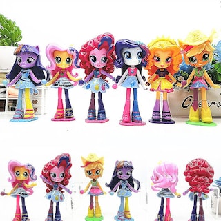 Foto 2 | Venta Internacional - Figura, Estatua De Juguete, Dibujos Animados, Ponis, Niñas, 12-13 Cm, Pvc Y Abs