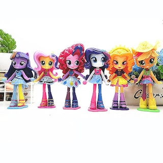 Foto 4 | Venta Internacional - Figura, Estatua De Juguete, Dibujos Animados, Ponis, Niñas, 12-13 Cm, Pvc Y Abs