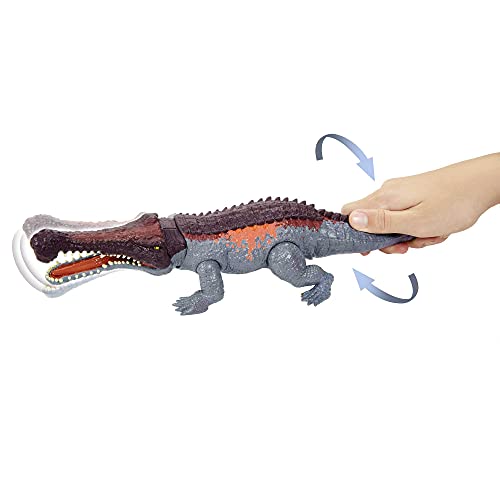 Foto 4 pulgar | Venta Internacional - Figura De Acción Mattel Jurassic World Massive Biters Sarcosuch