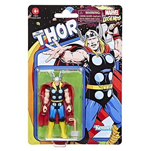 Foto 3 pulgar | Figura de Acción Thor 3.75" Marvel Legends Series Colección Retro 375 con Accesorio -Venta Internacional