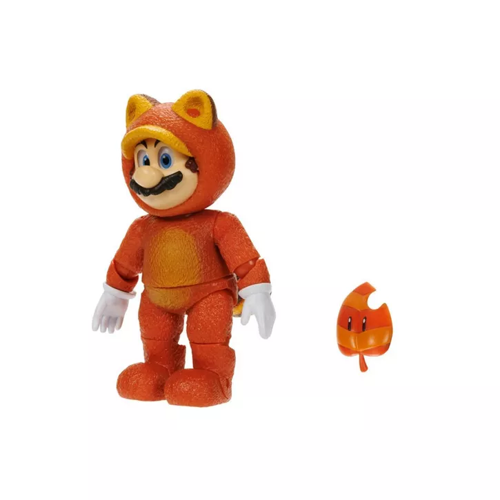 Foto 5 pulgar | Tanooki Mario Pelicula Nintendo 5 Pulgadas Figura Articulada