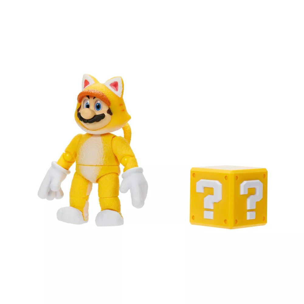 Foto 4 | Mario Gato Pelicula Nintendo 5 Pulgadas Figura Articulada