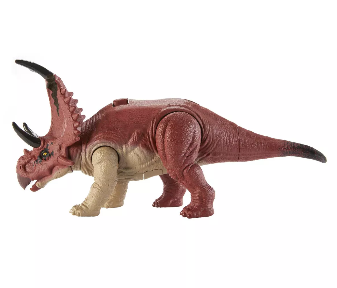 Foto 3 pulgar | Jurassic World Dino Trackers Diabloceratops, Rojo