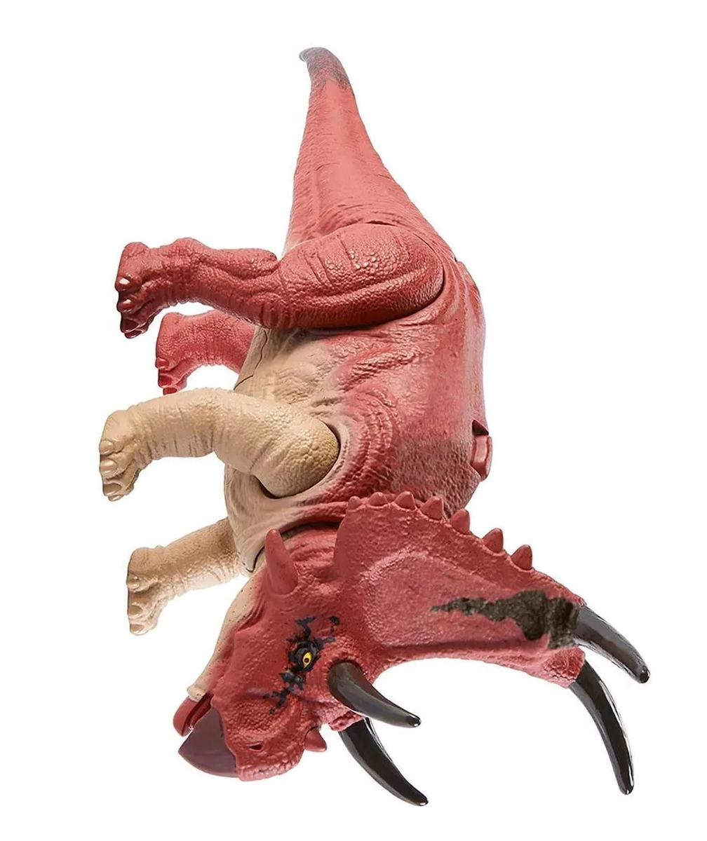 Foto 6 pulgar | Jurassic World Dino Trackers Diabloceratops, Rojo