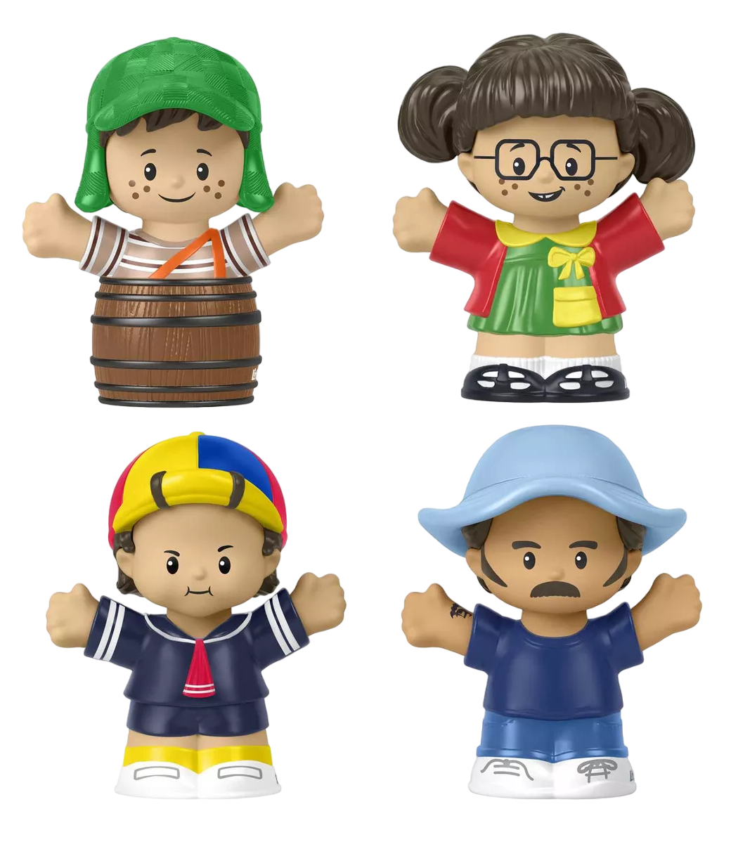 Figuras De Juguete El Chavo Del Ocho Fisher-price Little People 4 Pzs