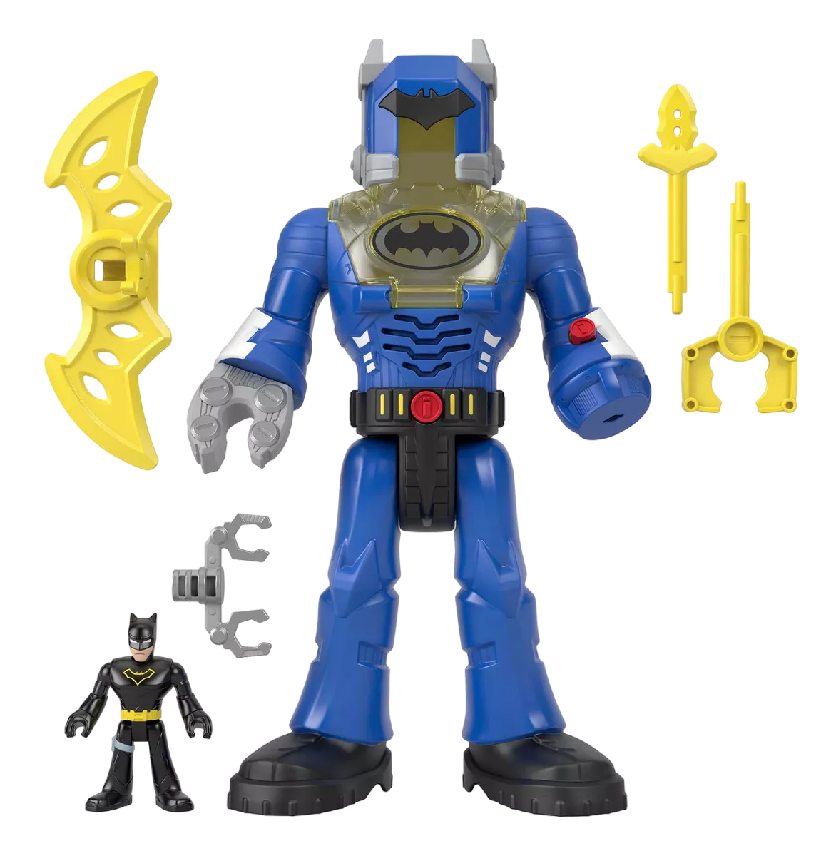 Figura De Acción Batman Imaginext Insider & Exo Traje, Azul