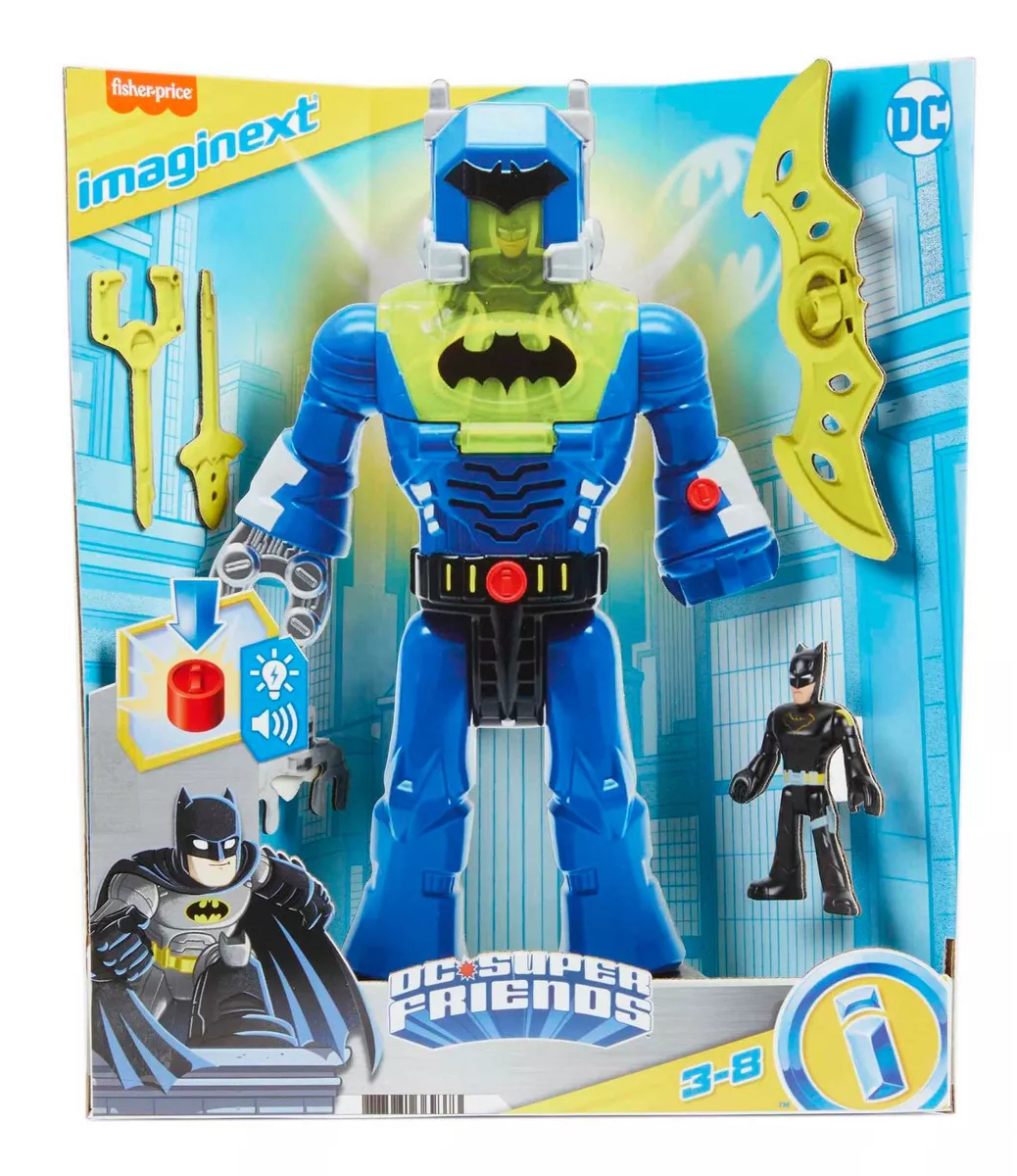 Foto 5 pulgar | Figura De Acción Batman Imaginext Insider & Exo Traje, Azul