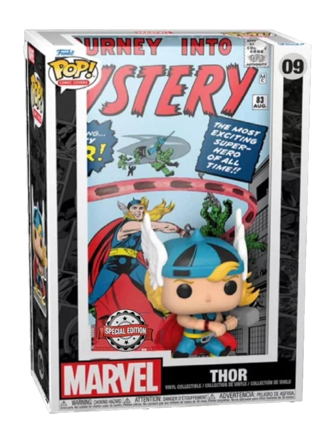Foto 5 pulgar | Funko Pop Comic Cover: Marvel- Thor
