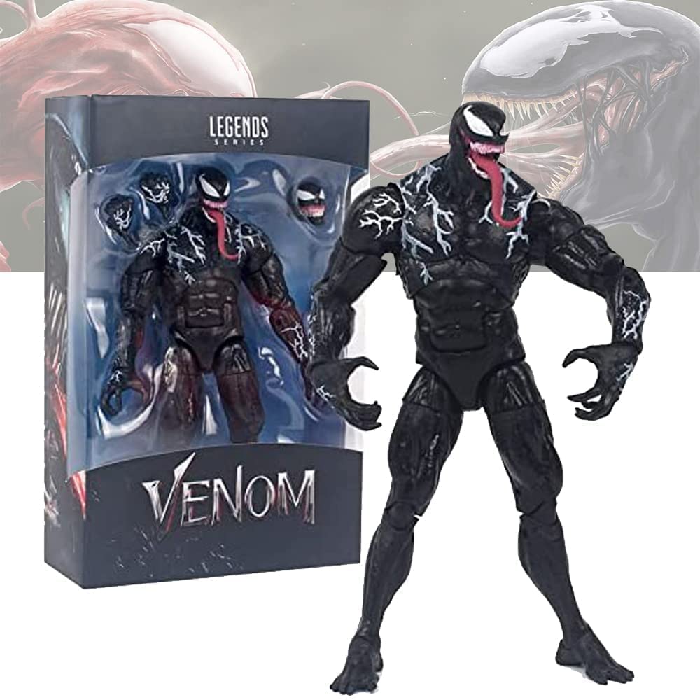 Foto 3 pulgar | Figura De Acción Marvel Venom Legends Series Venom 18cm - Venta Internacional.