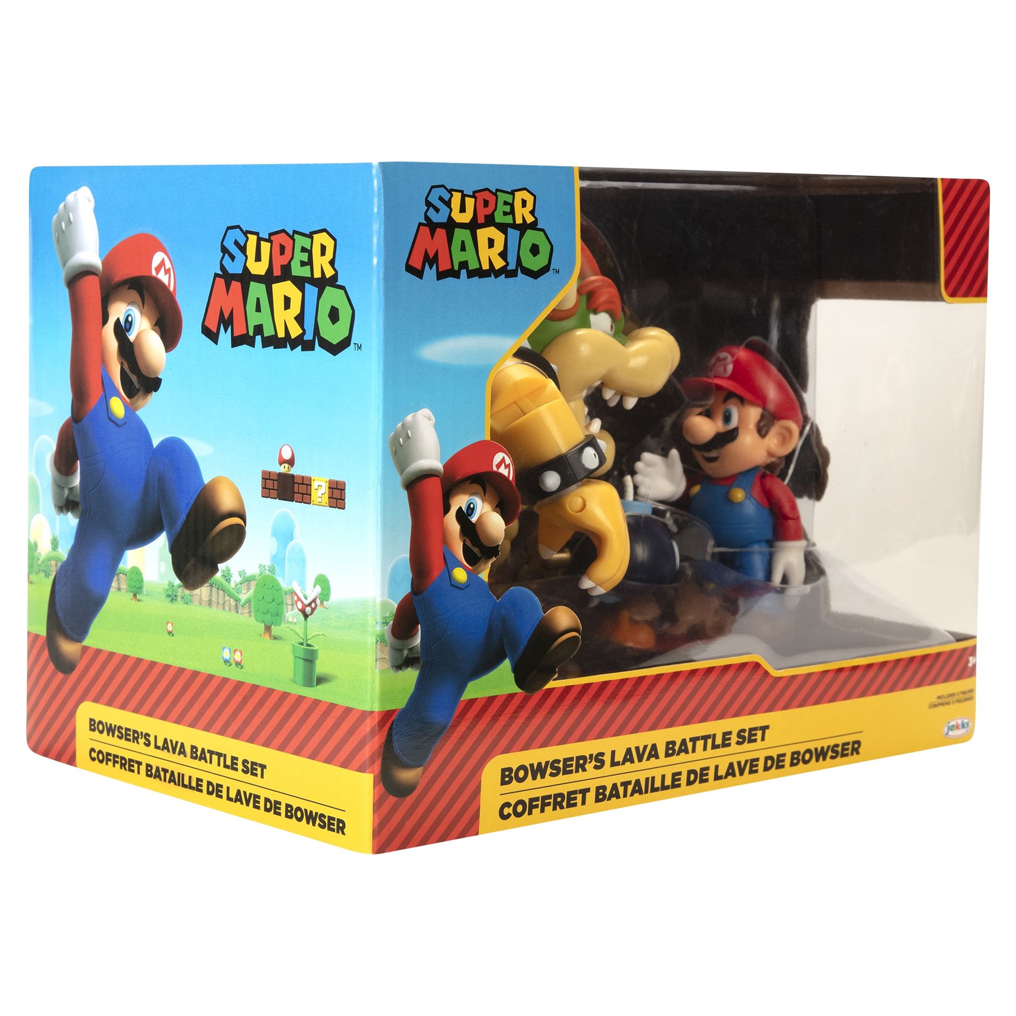 Foto 3 pulgar | Mario Vs. Bowser Set De 3 Figuras  De 5 Pulgadas Articulada