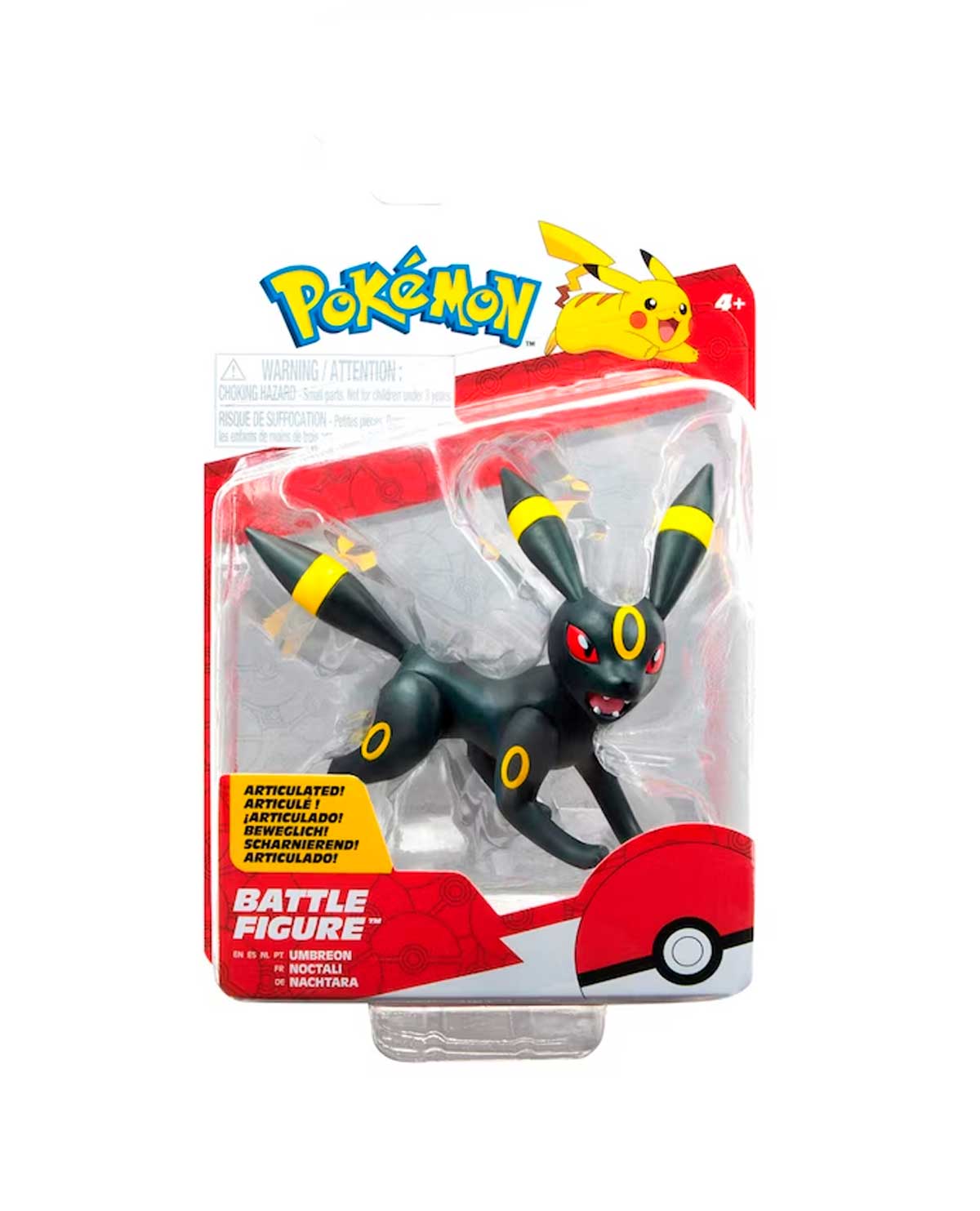 Foto 2 pulgar | Figura Umbreon Jazwares Pokemon Battle Figure