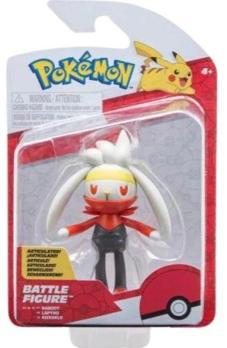 Foto 2 pulgar | Figura Raboot Jazwares Pokemon Battle Figure