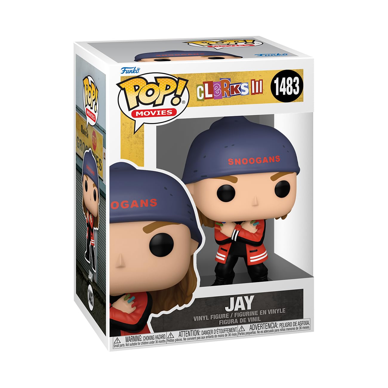Figura de Acción Funko Pop! Películas Clerks 3 Jay 10 cm en Vinilo - Venta Internacional