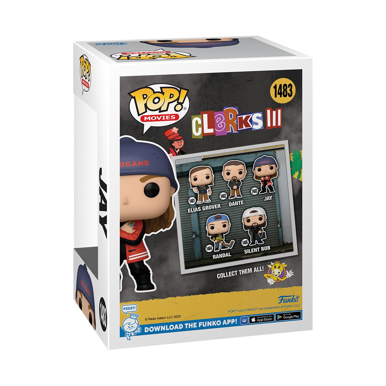 Foto 4 pulgar | Figura de Acción Funko Pop! Películas Clerks 3 Jay 10 cm en Vinilo - Venta Internacional