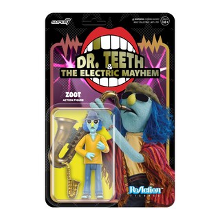 Foto 1 | Figura De Acción Super7 The Muppets Electric Mayhem Band Zoot 9,5 Cm - Venta Internacional