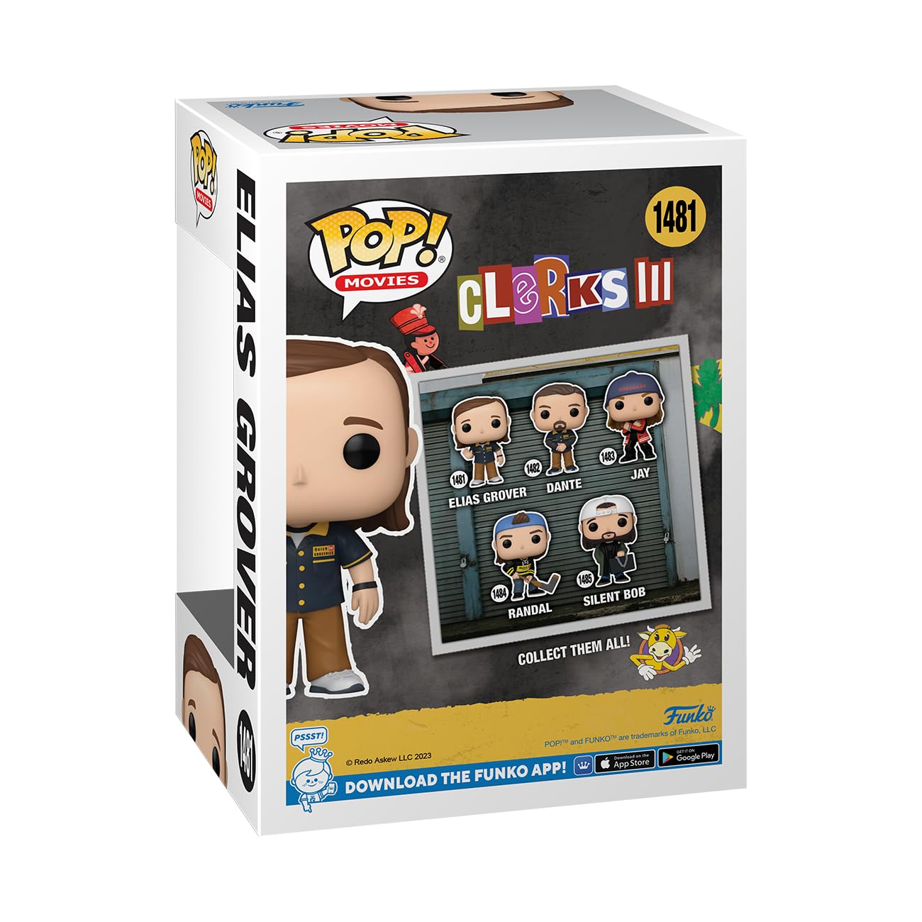Foto 4 pulgar | Figura de Acción Funko Pop! Películas: Clerks 3: Elias Grover - Venta Internacional