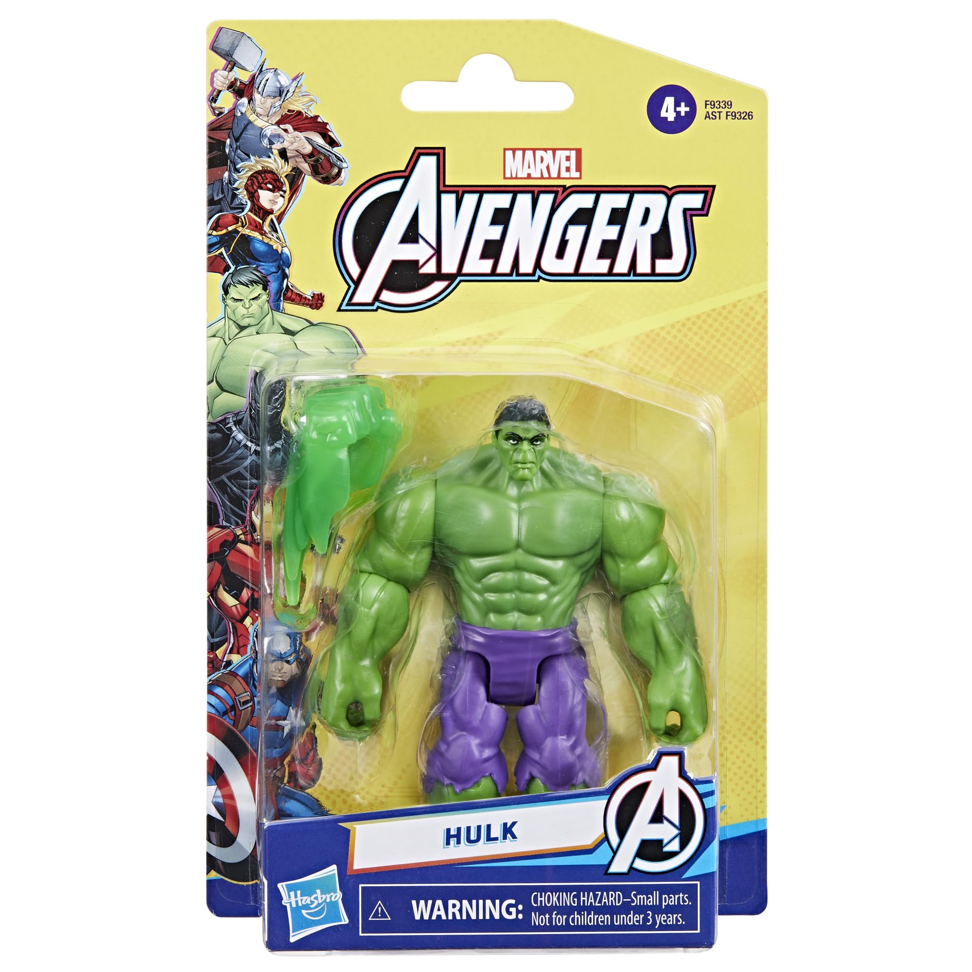 Foto 5 pulgar | Figura de Acción Marvel Epic Hero Series Hulk Deluxe 10 cm - Venta Internacional