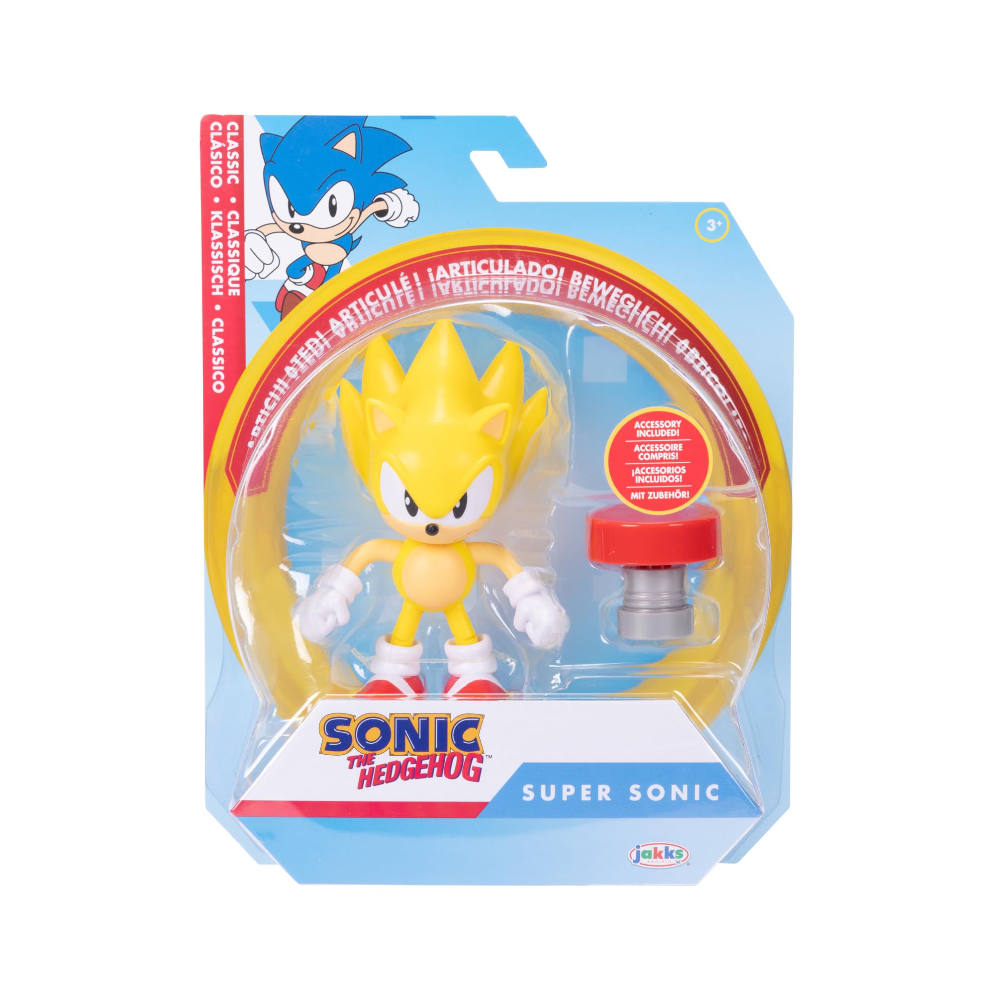 Foto 4 pulgar | Figurade Acción Sonic The Hedgehog 10 cm - Venta Internacional